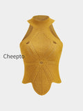 sleeveless-hollow-out-knit-halter-top