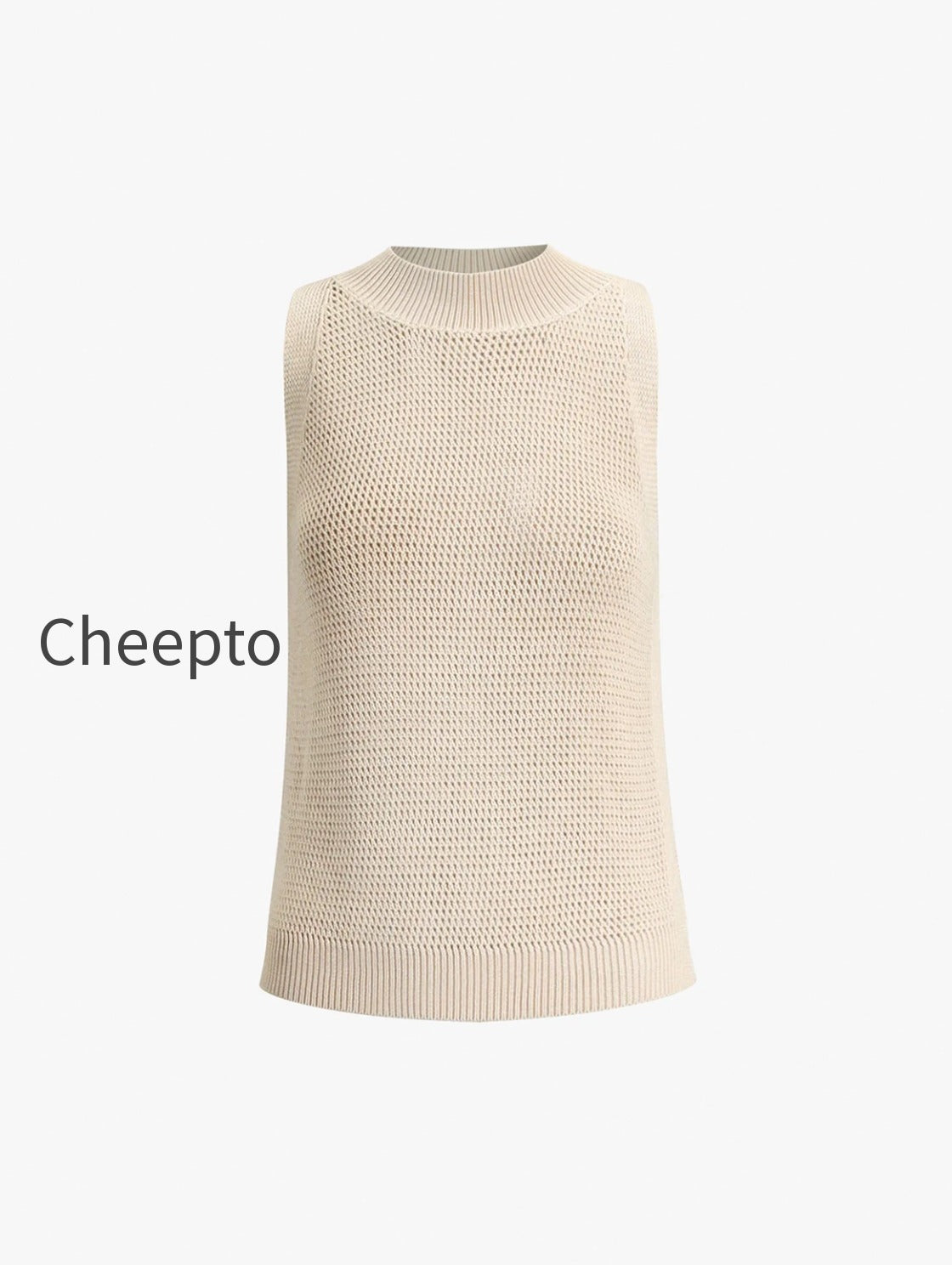 knit-hollow-solid-tank-top
