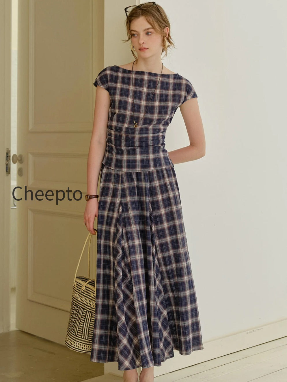 abigail-boat-neck-plaid-blouse
