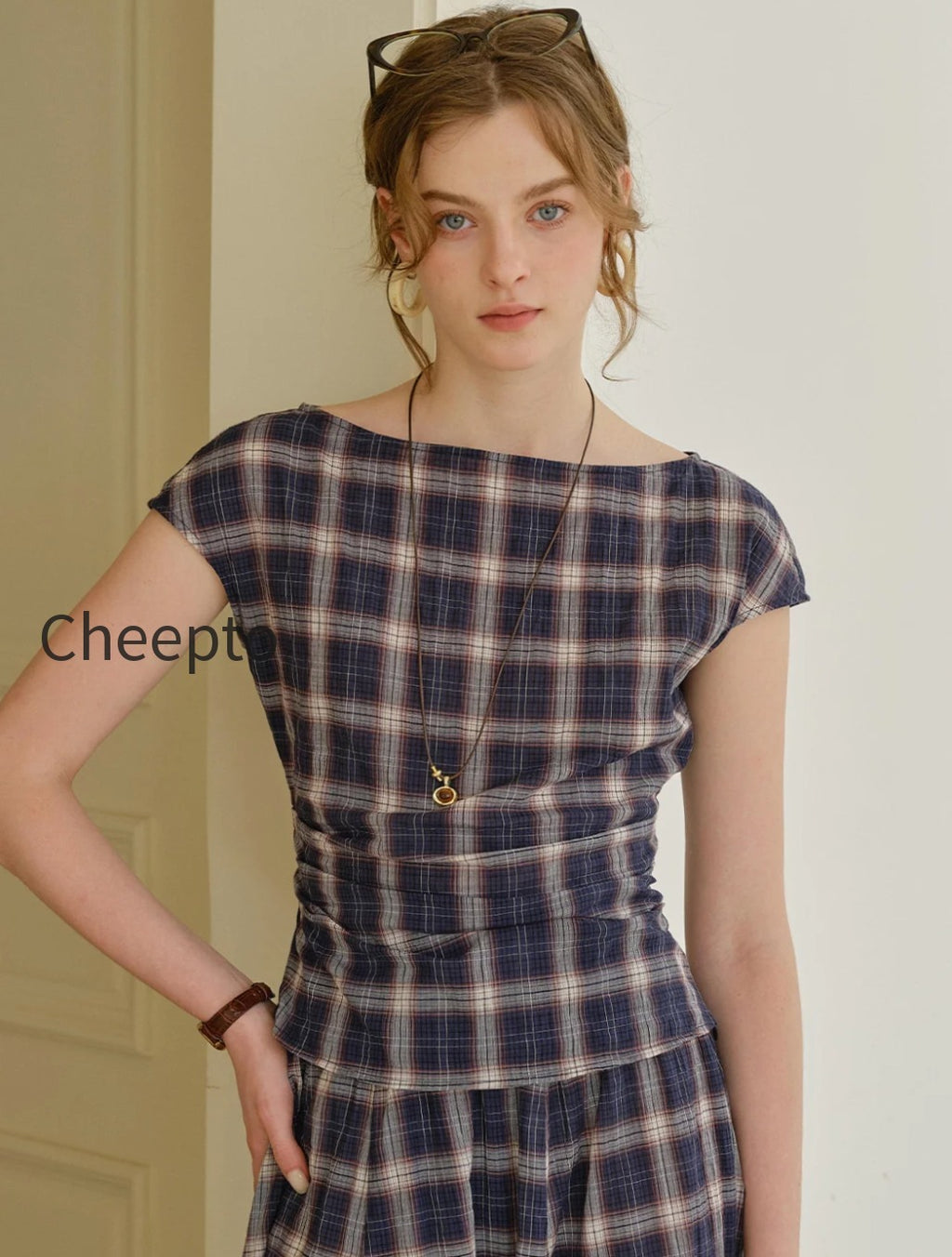 abigail-boat-neck-plaid-blouse