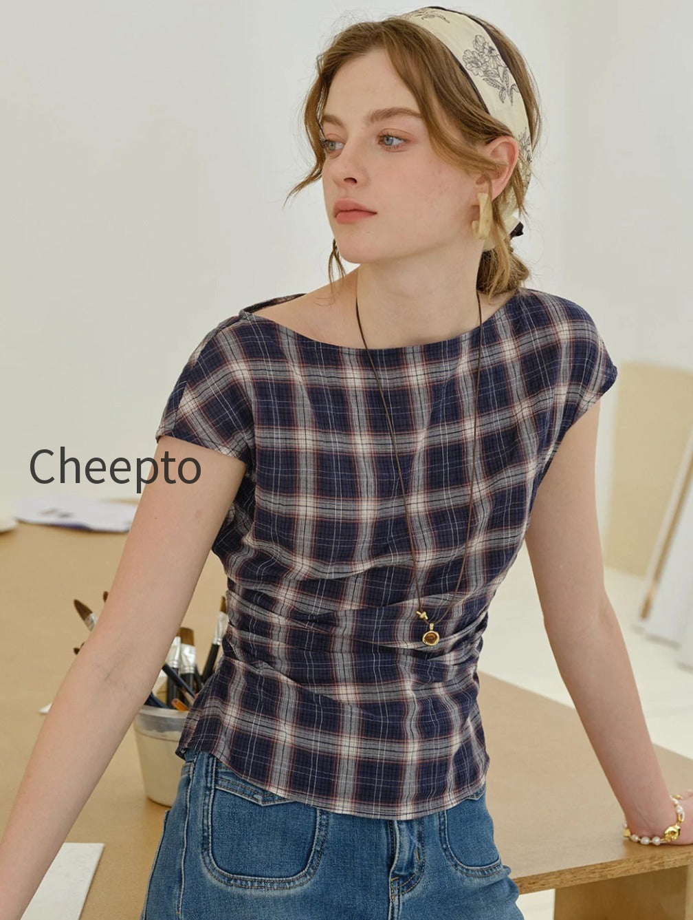 abigail-boat-neck-plaid-blouse