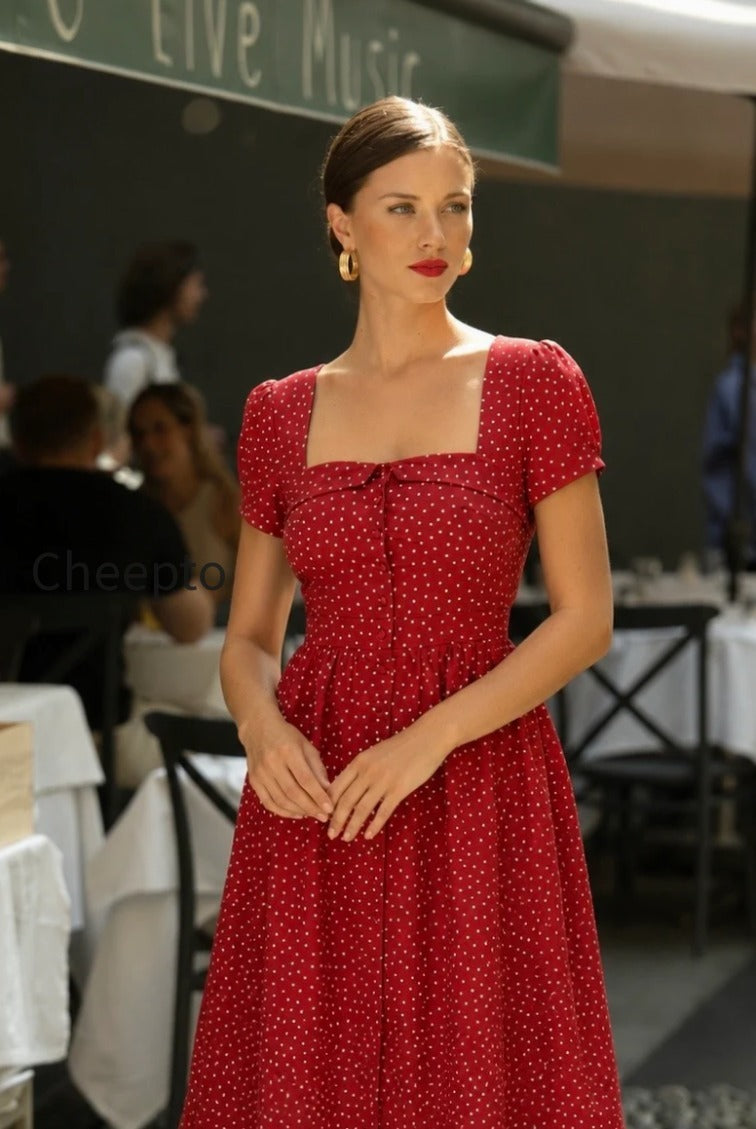 red-button-down-dress-estelle