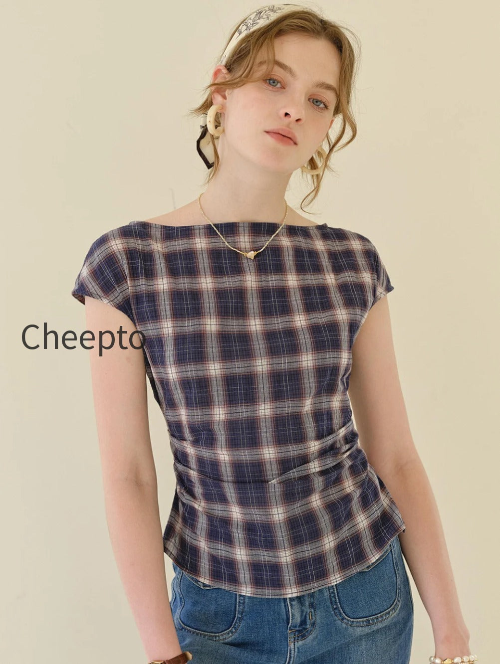 abigail-boat-neck-plaid-blouse