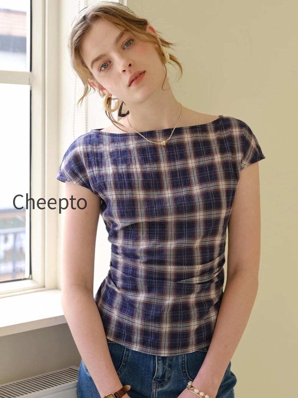 abigail-boat-neck-plaid-blouse