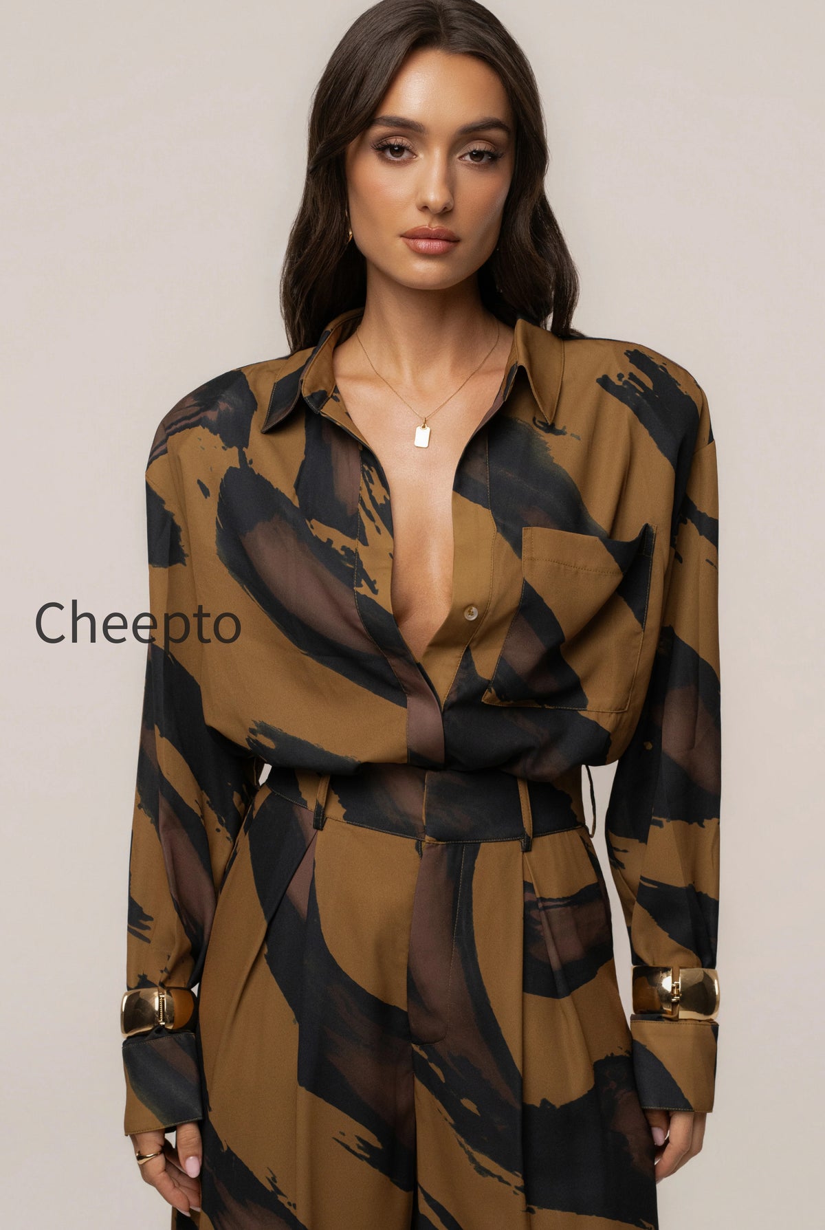 gold-dusk-fierce-form-button-down-shirt